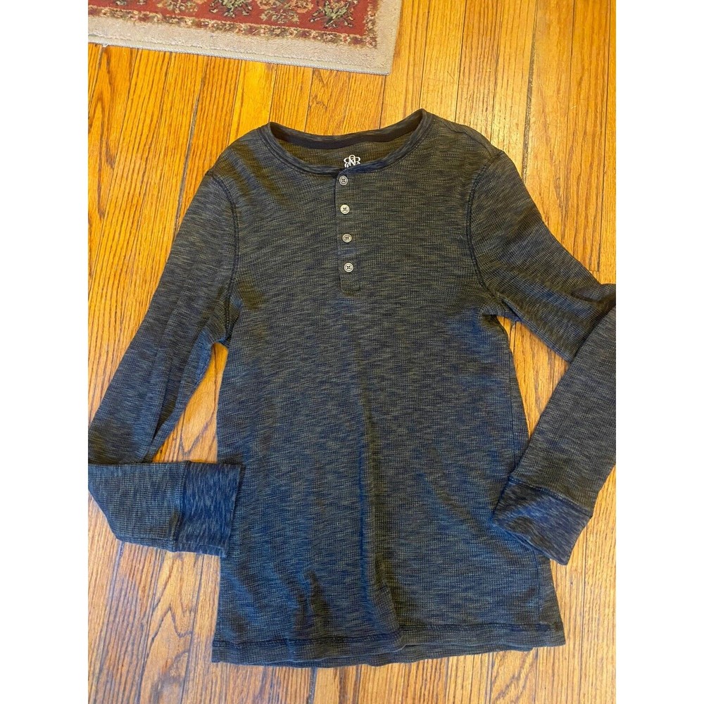 Rock & Republic Shirt Womens Large Brown